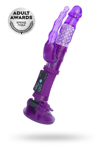 Вибратор на присоске TOYFA A-Toys, фиолетовый 11,5 см. Ø 3