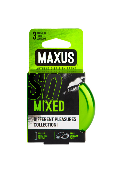 Презервативы Maxus №3,набор в железном кейсе