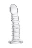 Фаллоимитатор Sexus Glass,стекло, 16 см