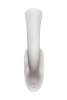Вагинально-клиторальный вибратор Satisfyer G for Goddess 1, белый, 27 см